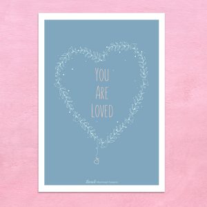 פוסטר להדפסה – You are loved