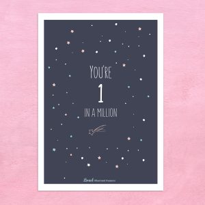 פוסטר להדפסה – You're one in a million