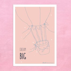 פוסטר להדפסה – Dream big